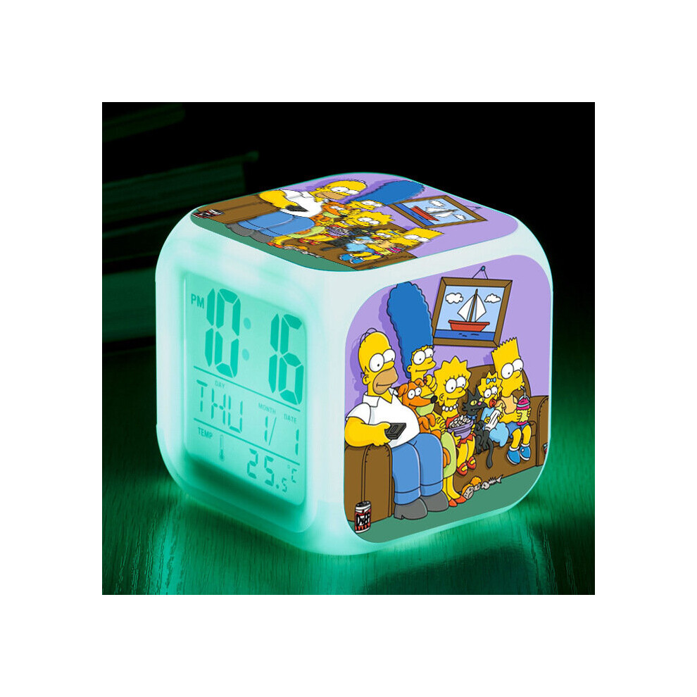 The Simpsons Alarm Clock Kids Gifts Alarm Clock Style A13