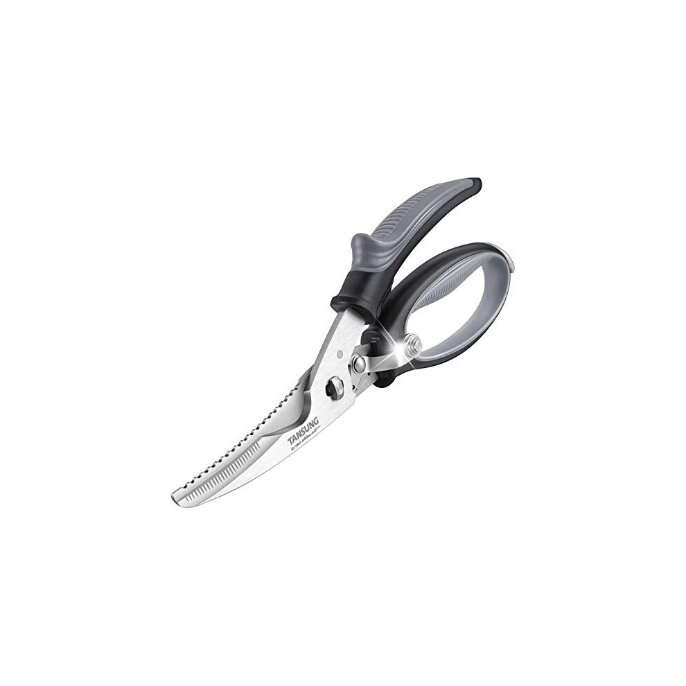 Poultry Shears TANSUNG Detachable Kitchen Scissors for Meat, Heavy Duty Kitchen Shears with Soft Grip Handles - Stainless Steel Scissors for Chicken,