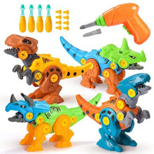 Toyzey Toys for 3 4 5 6 7 8 9 Year Old Boys, Dinosaur Toys for Boys Age 3-9 Animal Educational Toys Gifts for 3-9 Year Old Boys Girls Construction