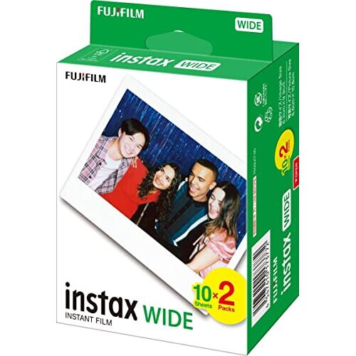 Fujifilm instax WIDE instant film White border, 20 shot pack, suitable for all instax WIDE cameras and printers 1