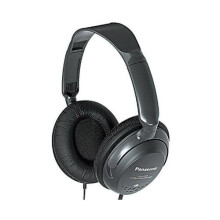 Panasonic RP-HT225 Full-Size Headphones, Black | XBS Extra Bass, Single-Side Monitoring, 18 Hz-22 kHz