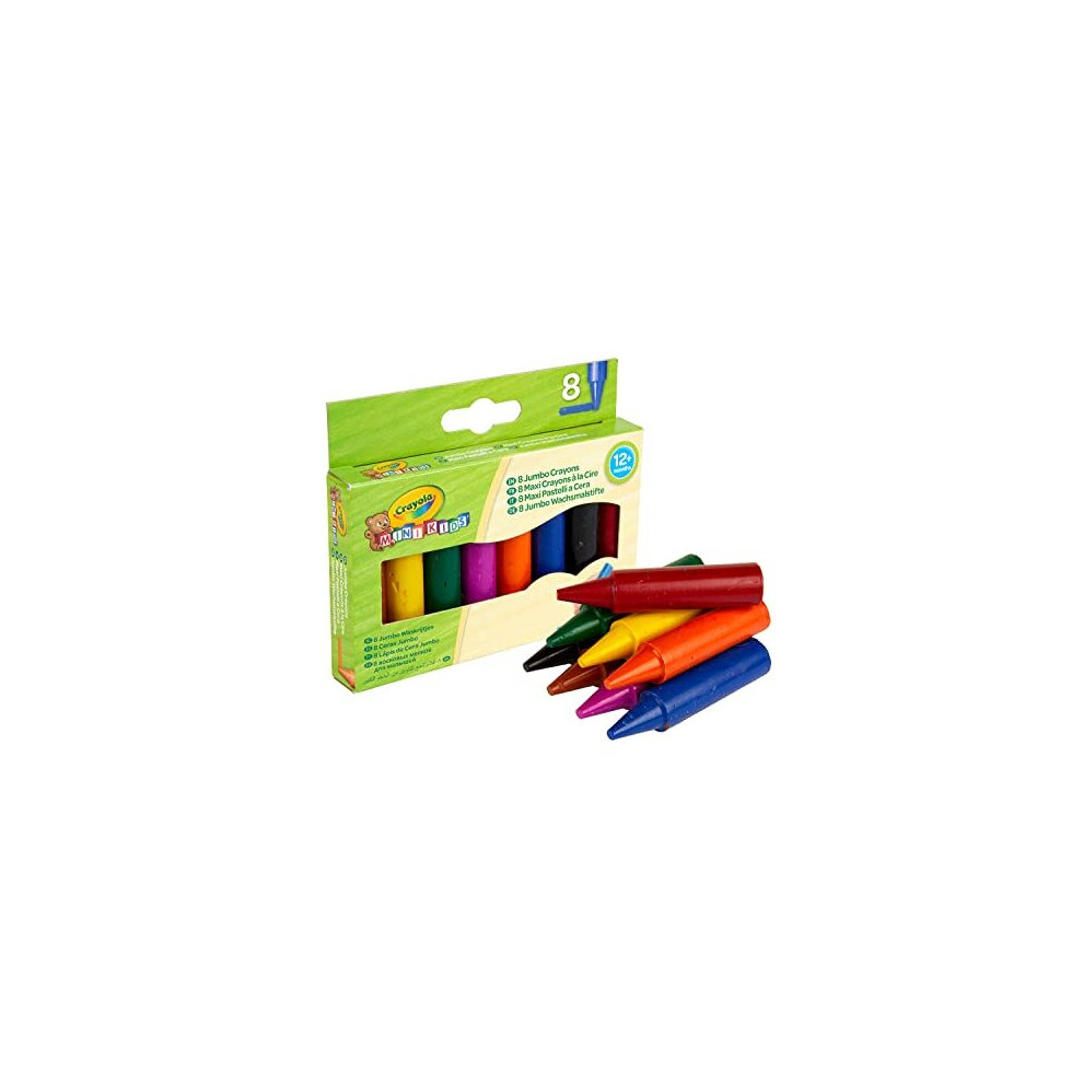 Crayola - 8 Jumbo Crayons Assorted Colours