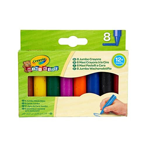 Crayola Crayola - 8 Jumbo Crayons Assorted Colours 1
