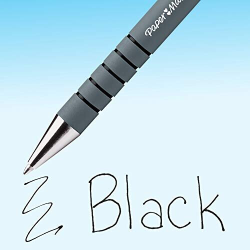 Paper Mate Paper Mate Flexgrip Ultra Retractable Ballpoint Pens | Medium Point (1.0mm) | Black | 12 Count 2