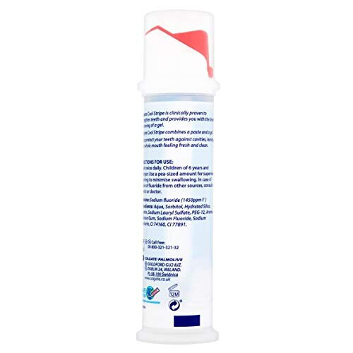 Colgate Colgate Cool Stripe Toothpaste Pump, 100 ml 1
