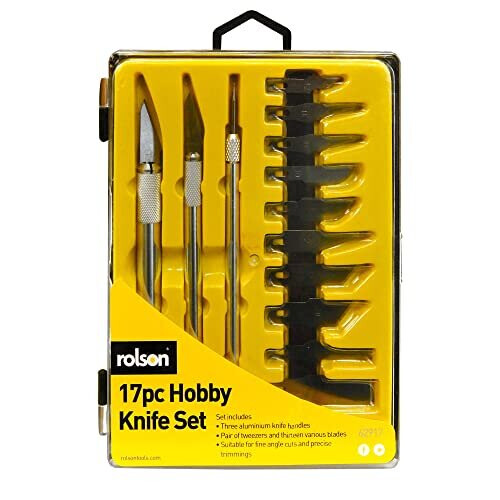 Rolson Rolson 62917 17 pc Hobby Knife Set
