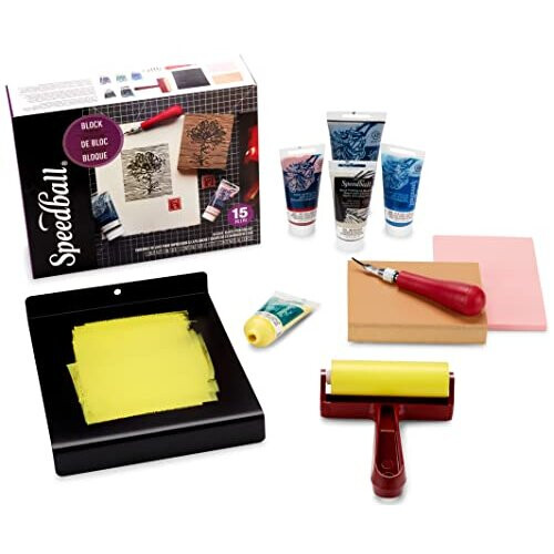 Speedball 11203472 Deluxe Block Printing Kit