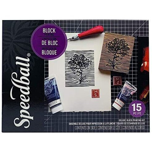 Speedball 11203472 Deluxe Block Printing Kit 1