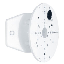 EGLO Outdoor Spotlight Corner Wall Mount, Steel Corner Bracket for Outdoor Lamps, Colour: White, Ø: 11.2 cm (4.4&quot)