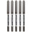 Uni-Ball uni-ball Eye Micro UB-150 Rollerball Στυλό - Μαύρο, Πακέτο 5 1
