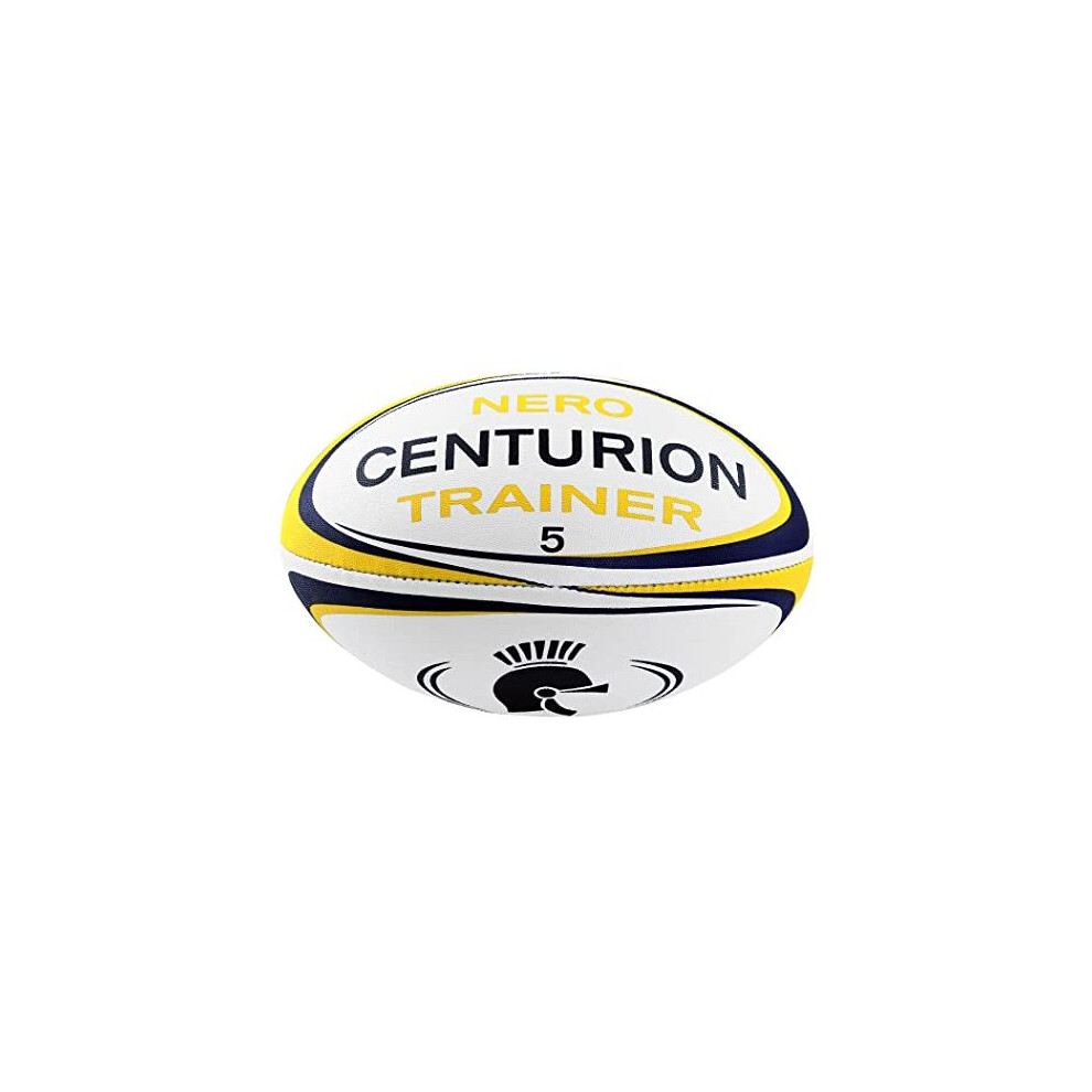 Centurion Nero Trainer Rugby Ball, Yellow, Size 4