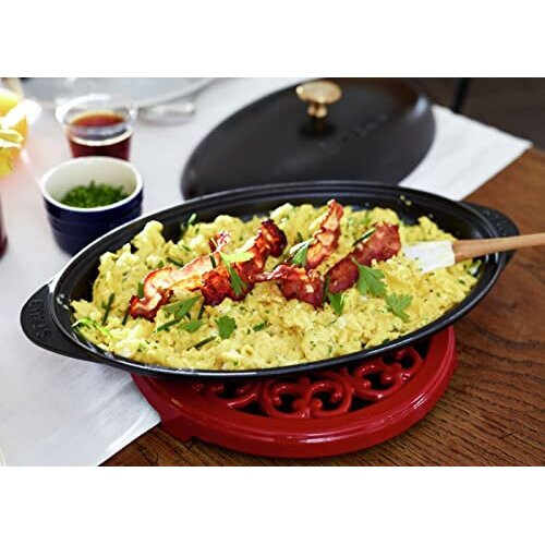 Staub 1601006 Lily Trivet, 23 cm, Cherry 2