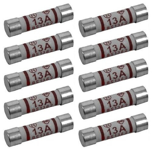13 Amp Plug Top Fuse Pack of 10