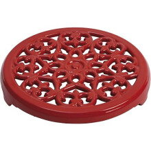 Staub 1601006 Lily Trivet, 23 cm, Cherry