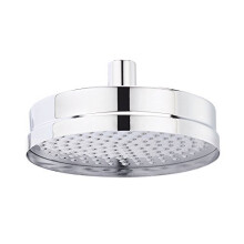 Nuie Old London HEAD01 ǀ Traditional Bathroom Victorian Inspired 6" Tec Fixed Shower Head, 545mm x 200mm x 200mm, Chrome