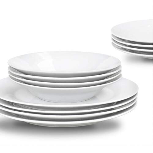 Sabichi 12pc White Day To Day Dinner Set 1