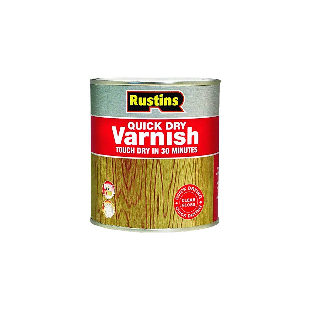 RUSTINS Quick Dry Varnish Clear Gloss 5l