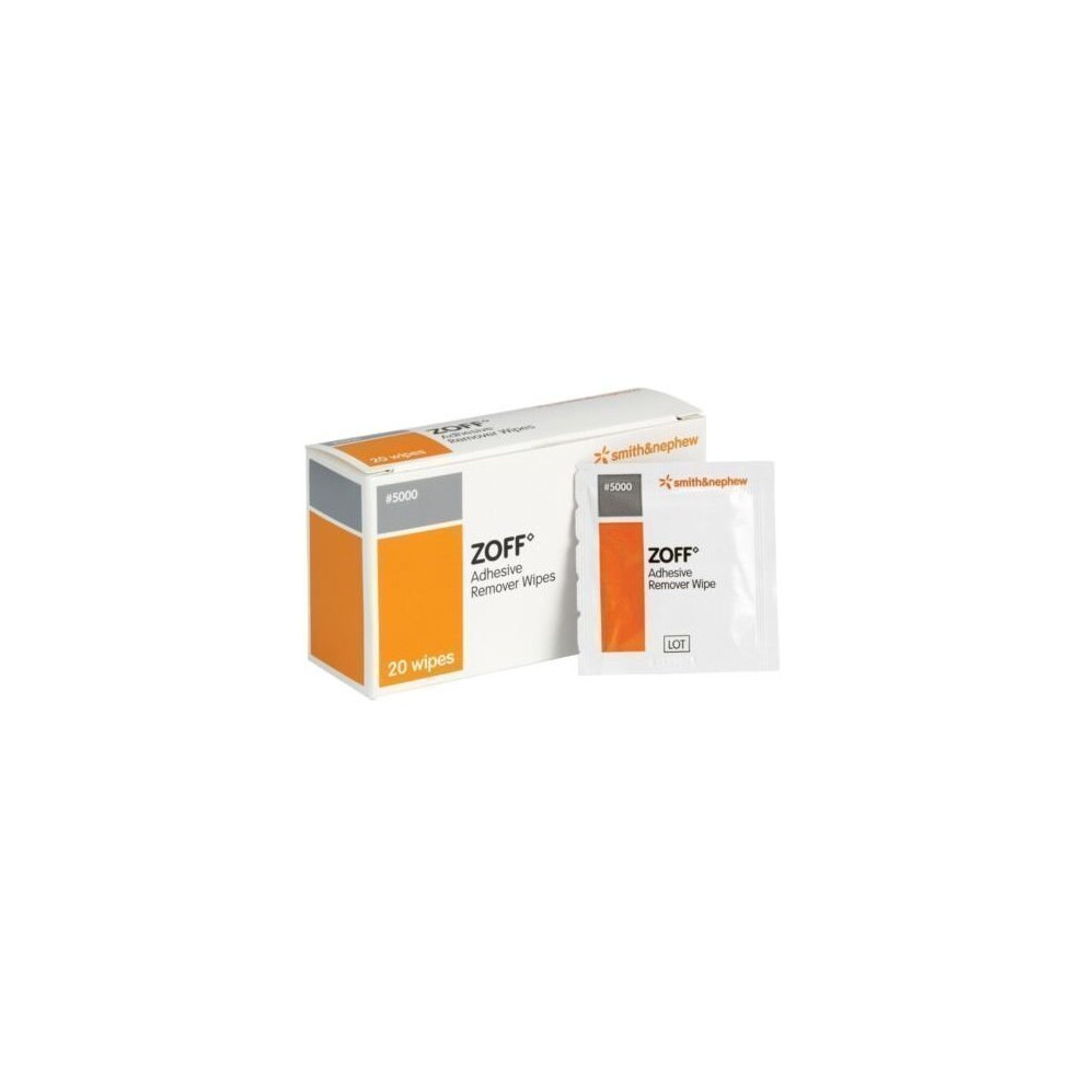 Smith & Nephew Zoff Adhesive Remover Wipes - 20 Wipes