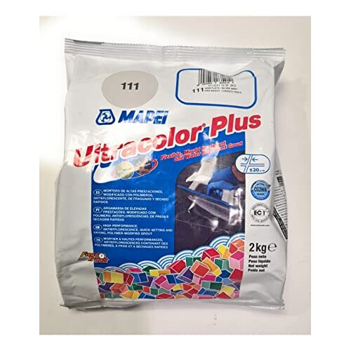 Mapei 111 UltraColor Plus Silver Grey Grout 2kg 2
