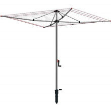 Vileda Supadry Hoist Rotary Dryer, Silver, 60m