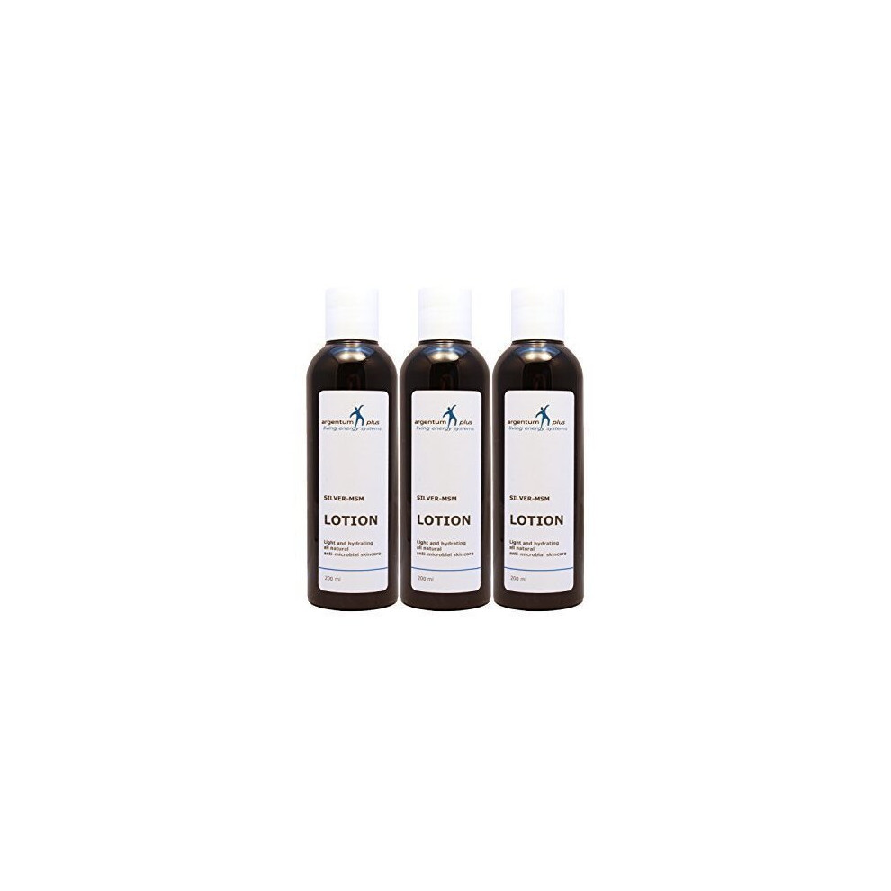 Argentum Plus - Silver-Msm Lotion 3 X 200 Ml