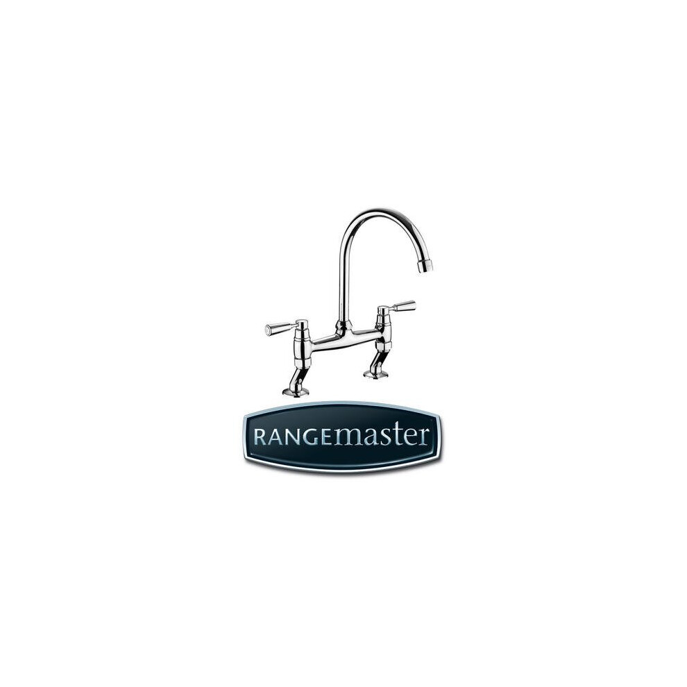 Rangemaster TBL3BF/BF Belfast Bridge Mixer TAP Brush Finish Kitchen