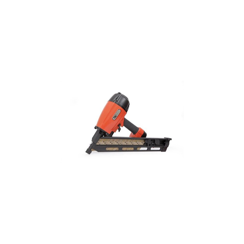 Tacwise KDH90V Angled Air Strip Nail Gun, Uses Paper Collated Strip Nails, 50-90 mm, 34 Inclined