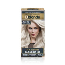 Jerome Russell Bblonde Blonding Kit, Permanent Lightener, Permanent Blonde Bleach Hair Dye, Professional Results, With Avocado Oil, Lifts 8-9 levels