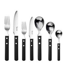 Robert Welch Trattoria Bright Cutlery Place Setting, 42 Piece Set. Made from Stainless Steel.
