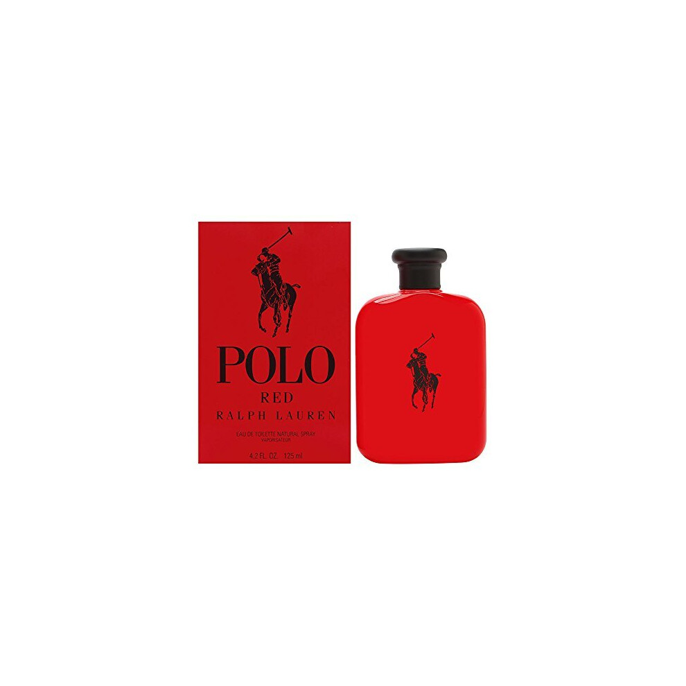 Polo Red For Men By Ralph Lauren Eau De Toilette Spray 4.2 oz