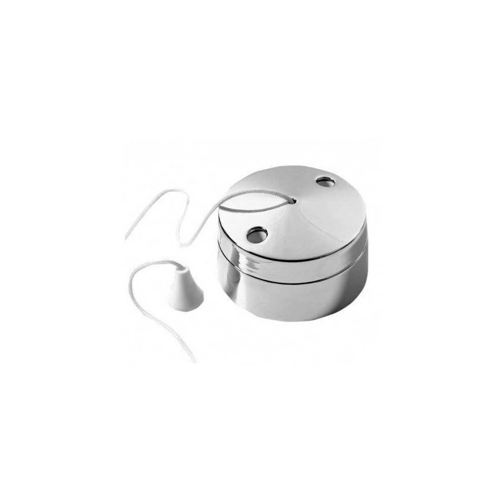 Bg 802Ch Chrome Effect Ceiling Pull Switch (For Lighting Circuits) 6 Amp 1 Or 2 Way 5021166802296