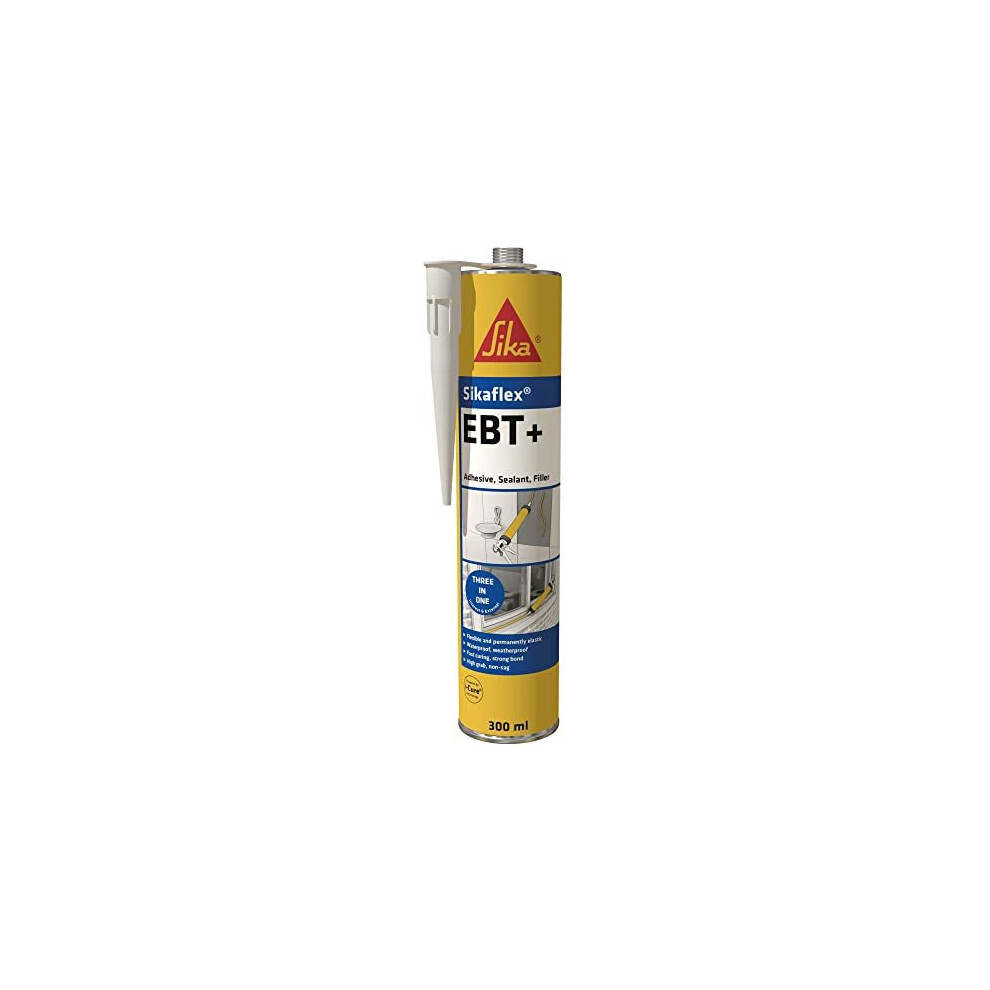 Sika Sikaflex EBT+ Adhesive, Sealant And Filler, Clear, 300 Ml