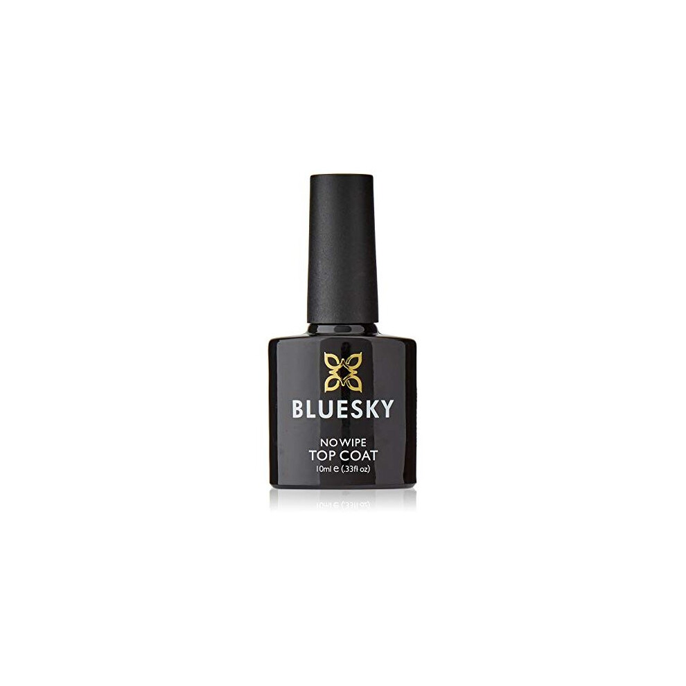 Bluesky Gel Polish No Wipe Top Coat, Soak Off Led Uv Gel Nail Top Coat, High-Gloss Finish, Clear, 10Ml - Image 3