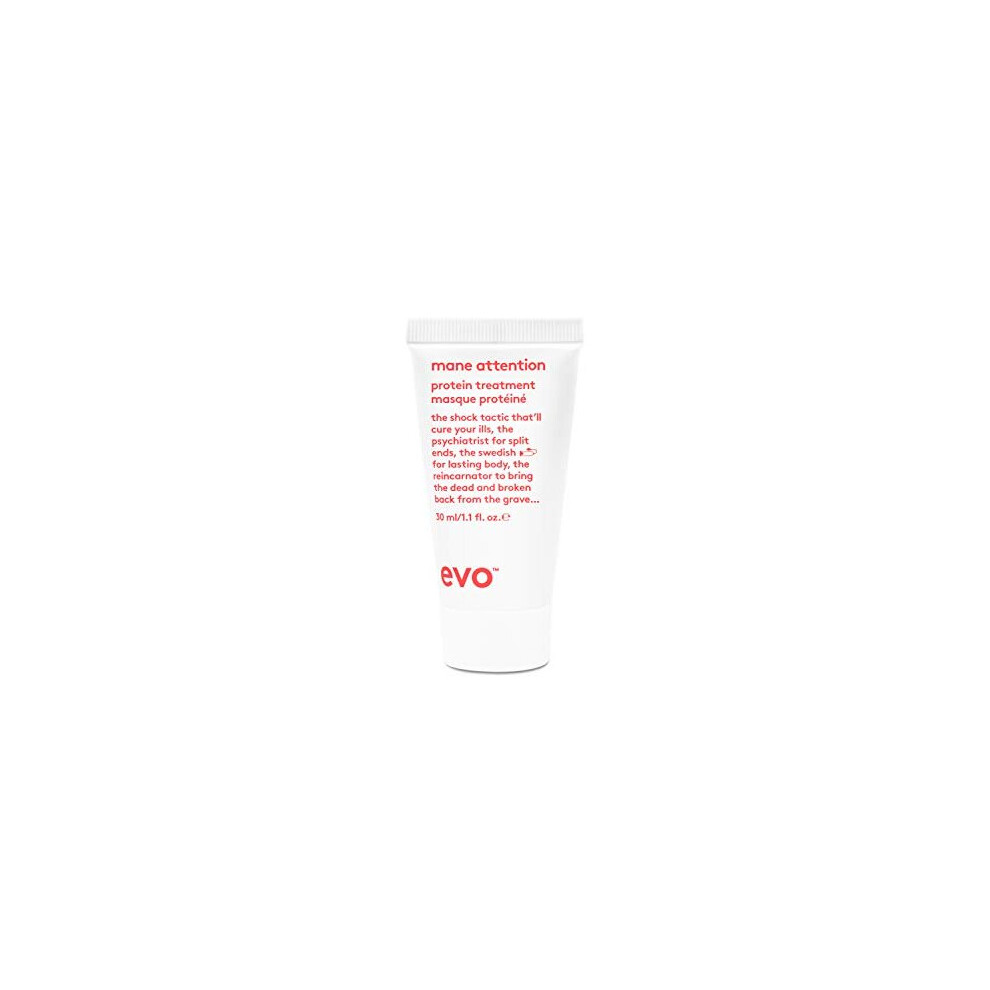 EVO Mane Attention Protein Treatment - Reconstructs, Repairs, & Strengthens Hair - Travel Size, 30ml / 1.1fl.oz