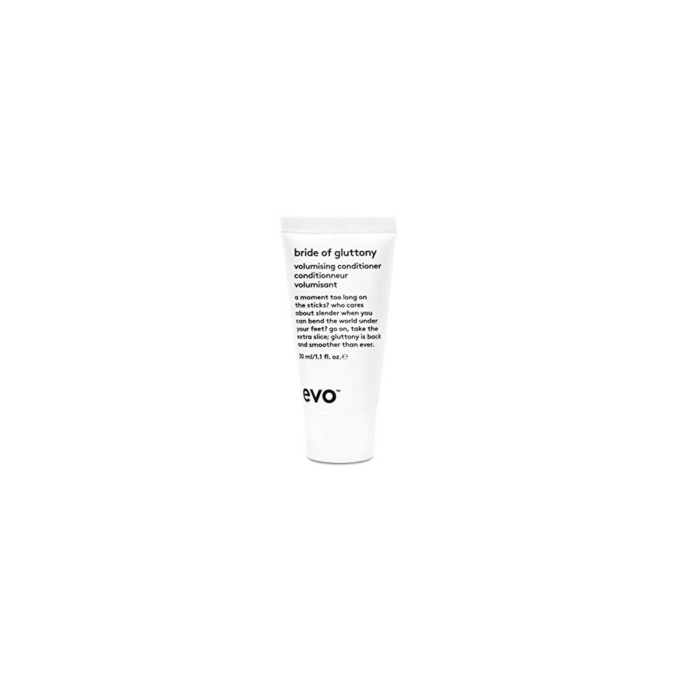 EVO Bride of Gluttony Volumizing Conditioner - Protects Hair Colour - Reduces Frizz and Colour fade - Travel Size, 30ml / 1.01fl.oz