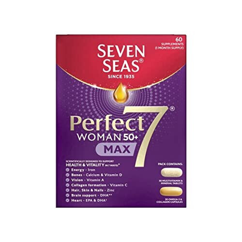 Seven Seas Perfect7 Woman 50+ MAX Multivitamin With Omega3 & Vitamin D
