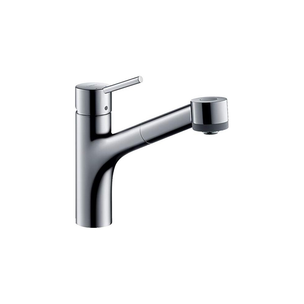 hansgrohe M5216-H170 Kitchen Tap, Pull-Out Spray, Hose Box, 150 Swivel Range, chrome