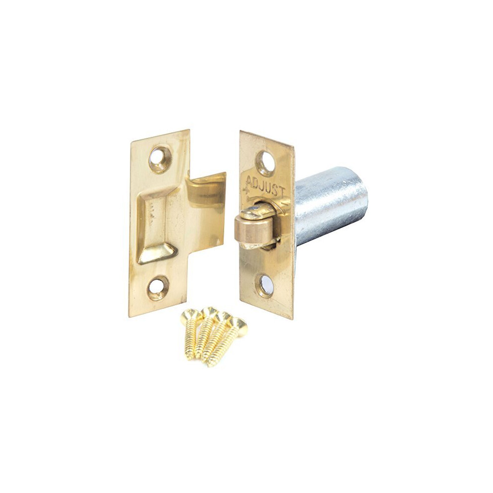 Adjustable Brass Roller Ball Door Catch | Internal Door Spring Mortice & Fixings