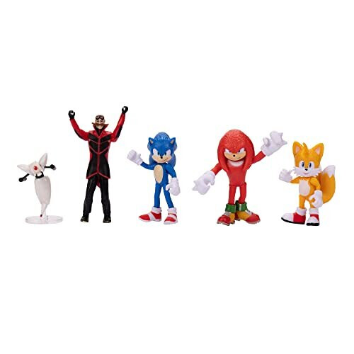 Sonic The Hedgehog Sonic The Hedgehog, Sonic 2 Film Actionfigur Set 2