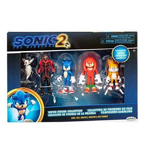 Sonic The Hedgehog Sonic The Hedgehog, Sonic 2 Film Actionfigur Set 1