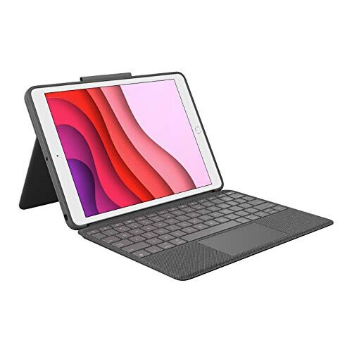 Logitech Clavier Combo Touch - Logitech - iPad 7. sukupolvi - QWERTZ - Grafiitti - Langaton