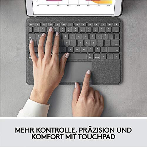 Logitech Clavier Combo Touch - Logitech - iPad 7. sukupolvi - QWERTZ - Grafiitti - Langaton 1