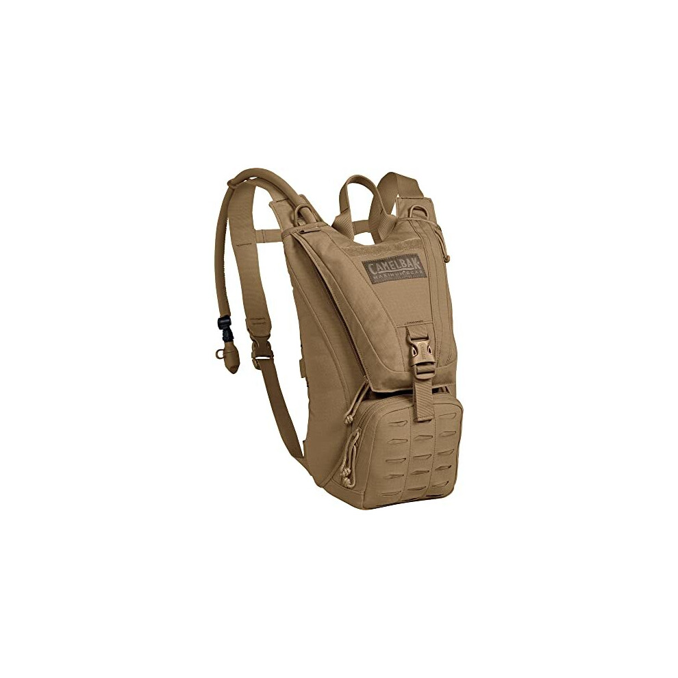 Camelbak Ambush 3 Litre Hydration Backpack with 3 Litre Military Spec Short Crux Reservoir - Coyote - 3 Litre/3 Litre