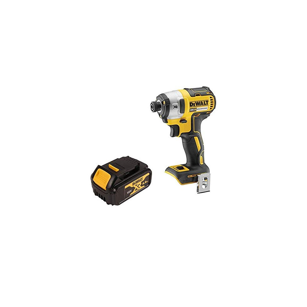 DEWALT DCF887N 18V XR 205Nm BRUSHLESS Impact Driver 1 x 4Ah Battery DCB182