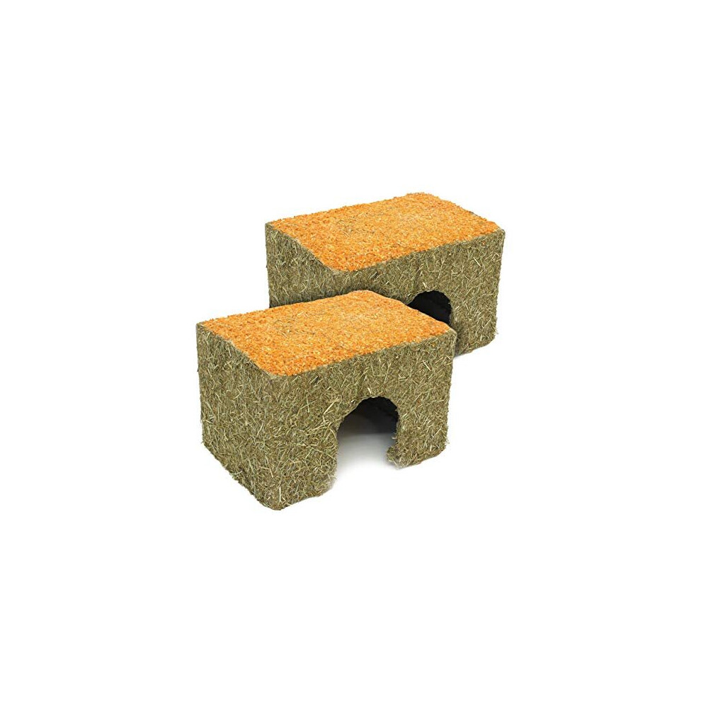 Rosewood Naturals Carrot Cottage Guinea Pig House, Medium, 0.825998 kg