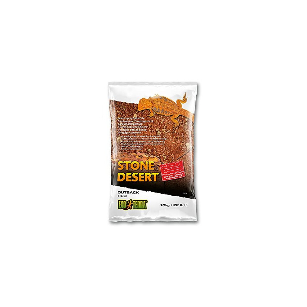 Exo Terra Outback Red Stone Desert Natural Terrarium Substrate (10kg)