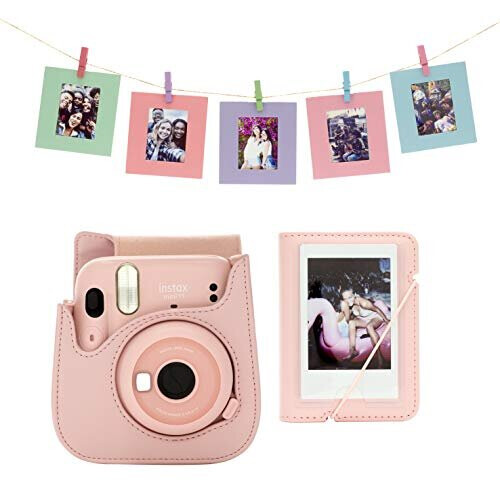 Fujifilm Instax Mini 11 Camera Accessory Kit, Blush Pink