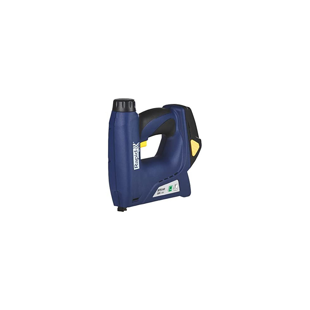 Rapid Electric Staple Gun Btx140 For No. 140 Staples And No. 8 Brads, Cordless Staple Gun With 1300 Fires Per Charge, Adjustable Power, For Sheet