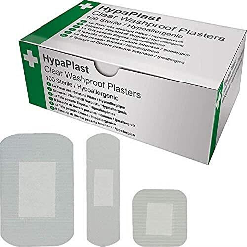 HypaPlast Clear Washproof Assorted (Pack of 100)