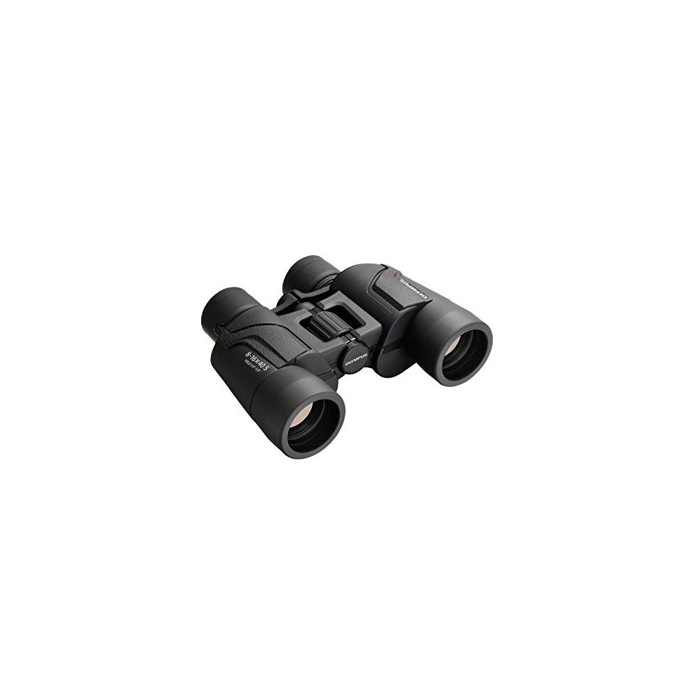 Olympus Binocular 8-16x40 S - Ideal for Nature Observation, Wildlife, Birdwatching, Sports, Concerts , Black